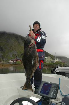 halibut - 116 cm, lovec Alexandr Zak halibut - 116 cm, lovec Alexandr Zak
