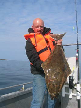 Halibut 7 kg, kveten, kraj Troms