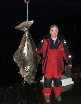 Seiland - halibut 140 cm, 36,5 kg Seiland - halibut 140 cm, 36,5 kg
