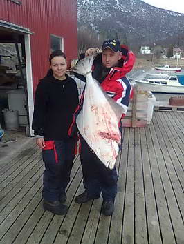Senja - halibut 16 kg, 1.5. Senja - halibut 16 kg, 1.5.