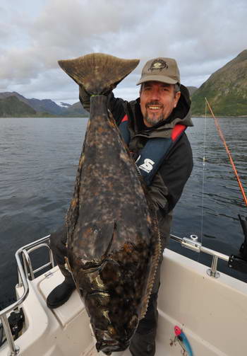 halibut, srpen v kraji Finnmark, foto Milan WISO