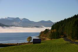 Rottingsnes - pristupova komunikace, vyhled na fjord Rottingsnes - pristupova komunikace, vyhled na fjord