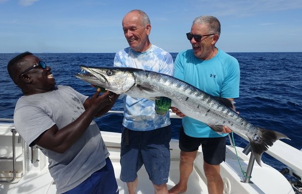 barakuda 125 cm ulovená na jig