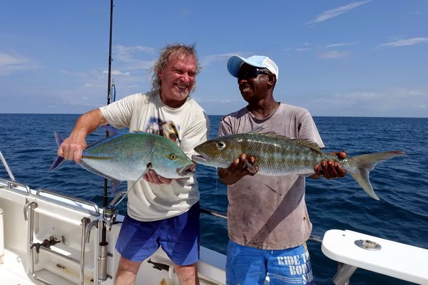 chnapal velky a bluefin uloveni soucasne na jig