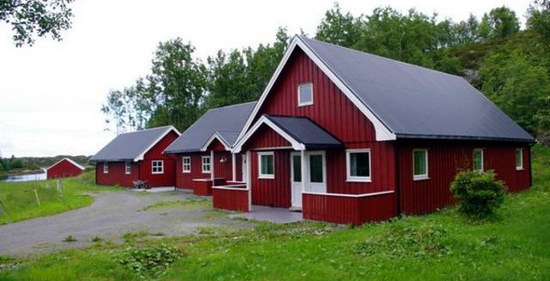 Vagen - zprava domky Salen, Bua, Stabburet Vagen - zprava domky Salen, Bua, Stabburet