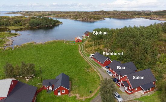 Chaty Vagen - Sjobua, Stabburet, Bua, Salen