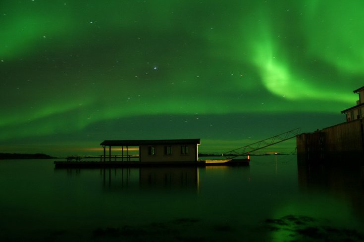 polarni zare v kraji Nordland