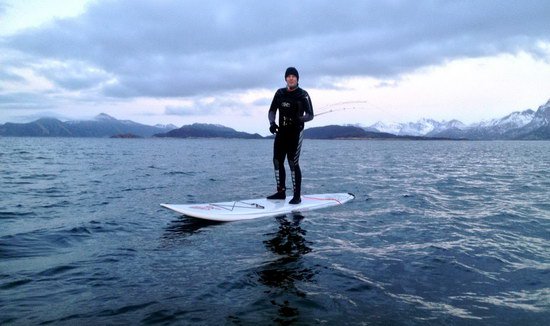 rybareni z paddleboardu