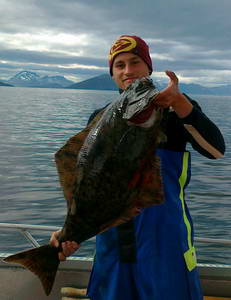 halibut 98 cm, 7,5 kg