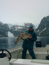 Jokelfjord - treska obecna, cerven 2005