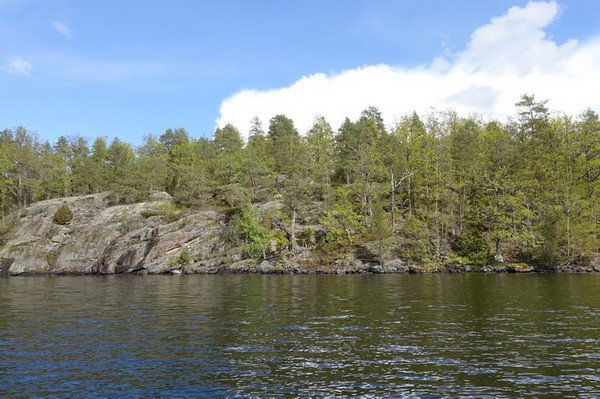 skalnate brehy jezera Bjorkern skalnate brehy jezera Bjorkern