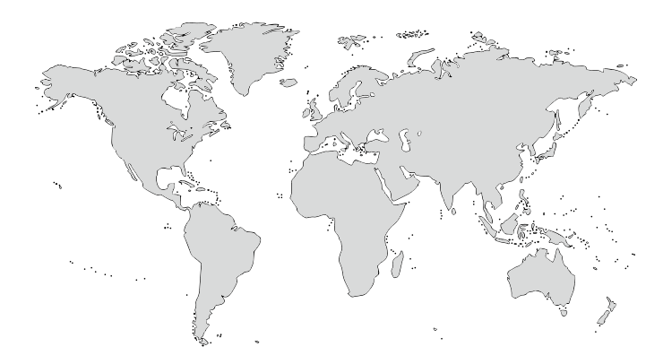 mapa světa